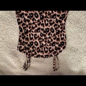 Leopard/cheetah bodycon dress